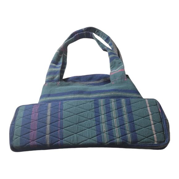 PRANA Organic Cotton Hemp Cinch Tote/shoulder/travel/yoga bag deep balsam - Picture 3 of 10